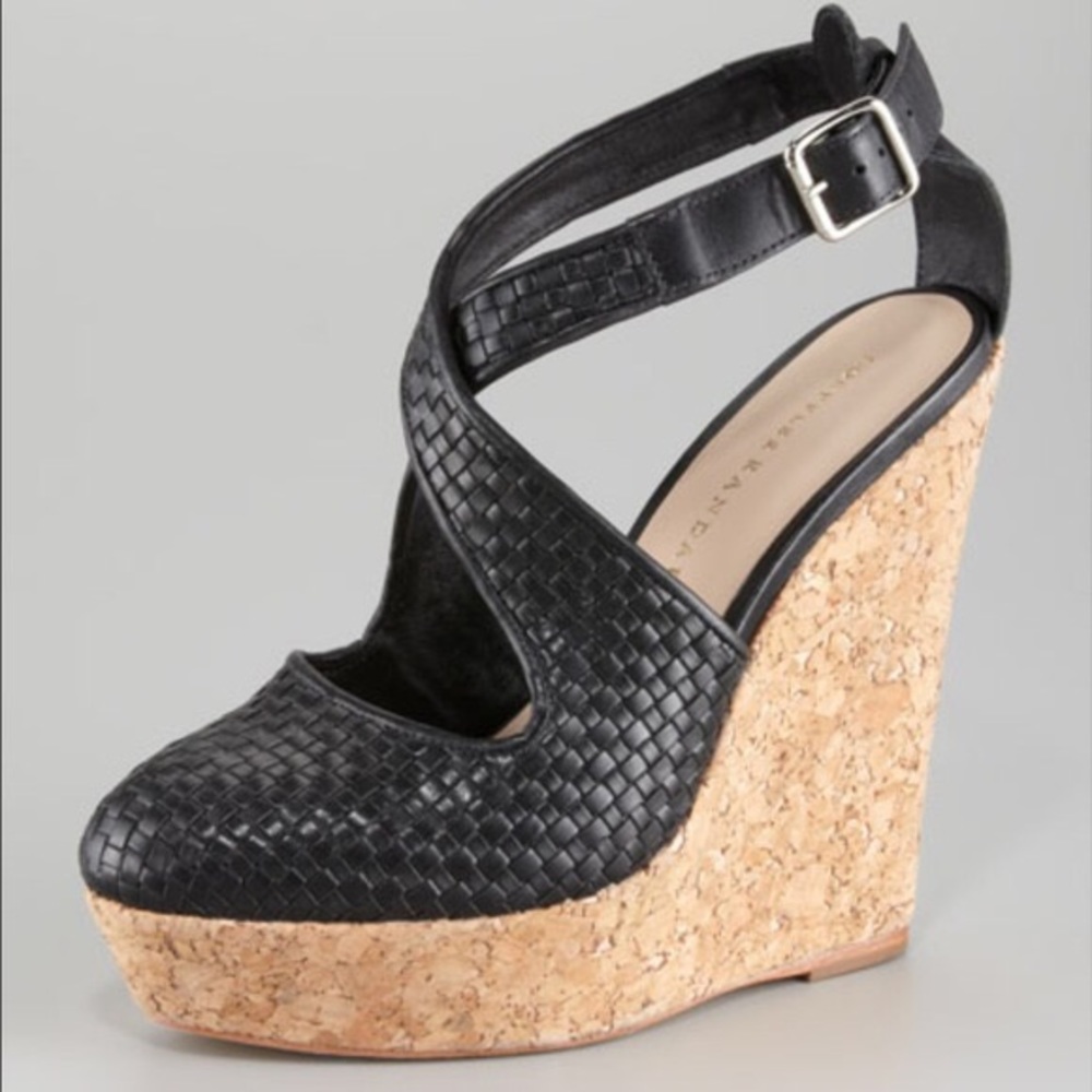 Loeffler Randall Lucie Criss-Cross High Wedge